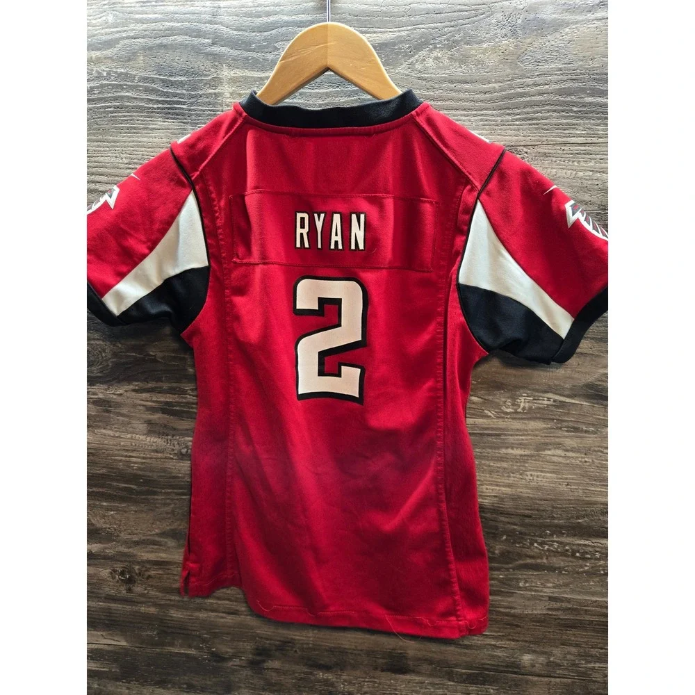 Nike Atlanta Falcons Matt Ryan 2 Jersey Youth Large L 14 Red NFL Field Football‎